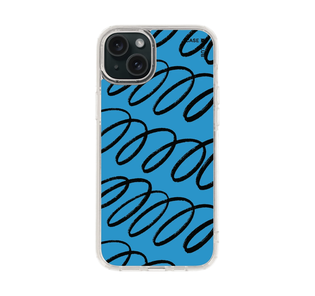 blue & black curvy pattern